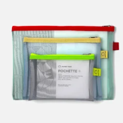 Set de Pochettes Mesh - Rouge