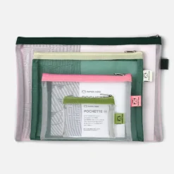 Set de 4 Pochettes Mesh - Vert