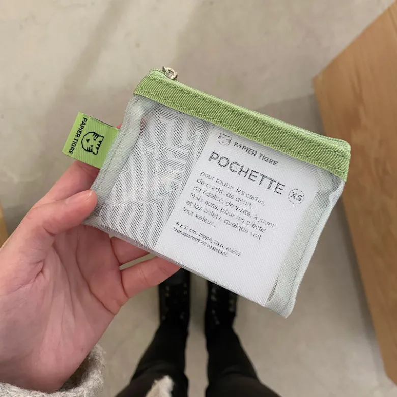Set de 4 Pochettes Mesh - Vert