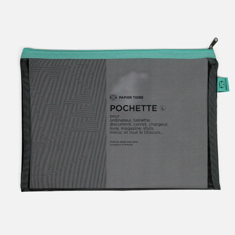 Set trousse et pochettes Mesh - Noire