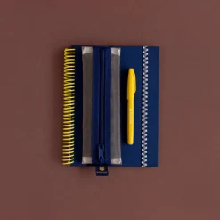 Trousse Kito - Bleu & Camel