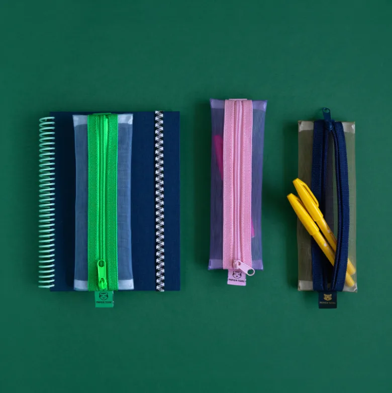 Trousse Kito - Bleu & Camel