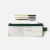 Trousse Mesh et les 3 stylos - Jaune