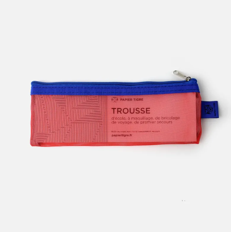 Trousse Mesh et les 5 stylos - Rouge