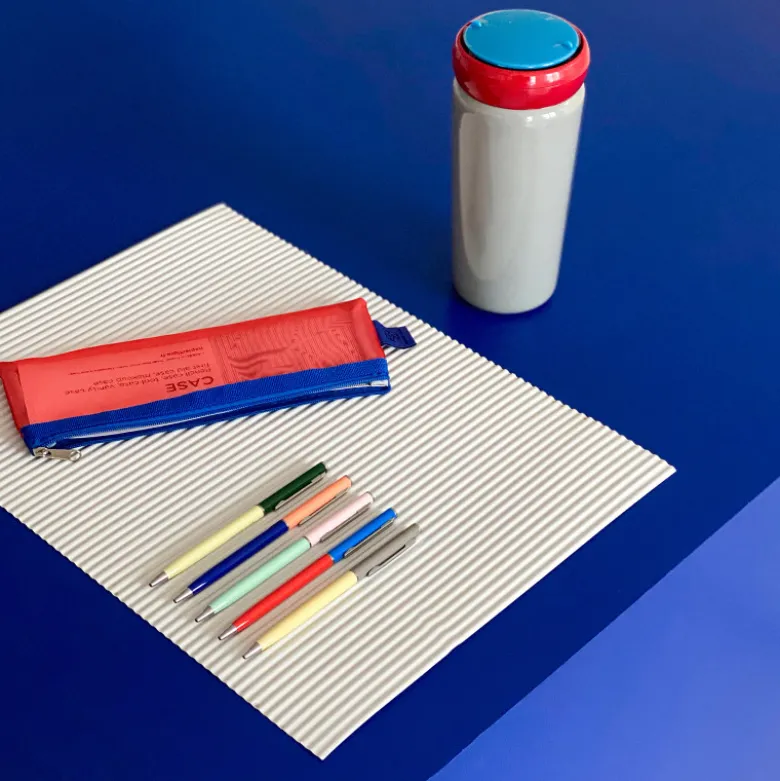Trousse Mesh et les 5 stylos - Rouge