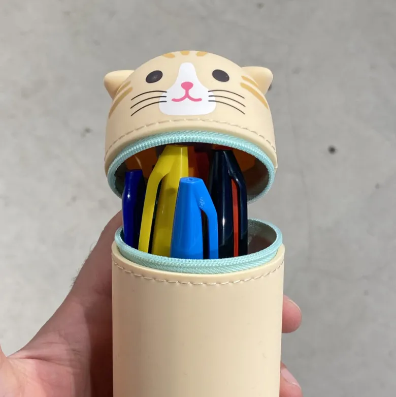Trousse / Pot à crayons - Chat