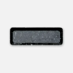 Vide Poche long en mélamine - Noir