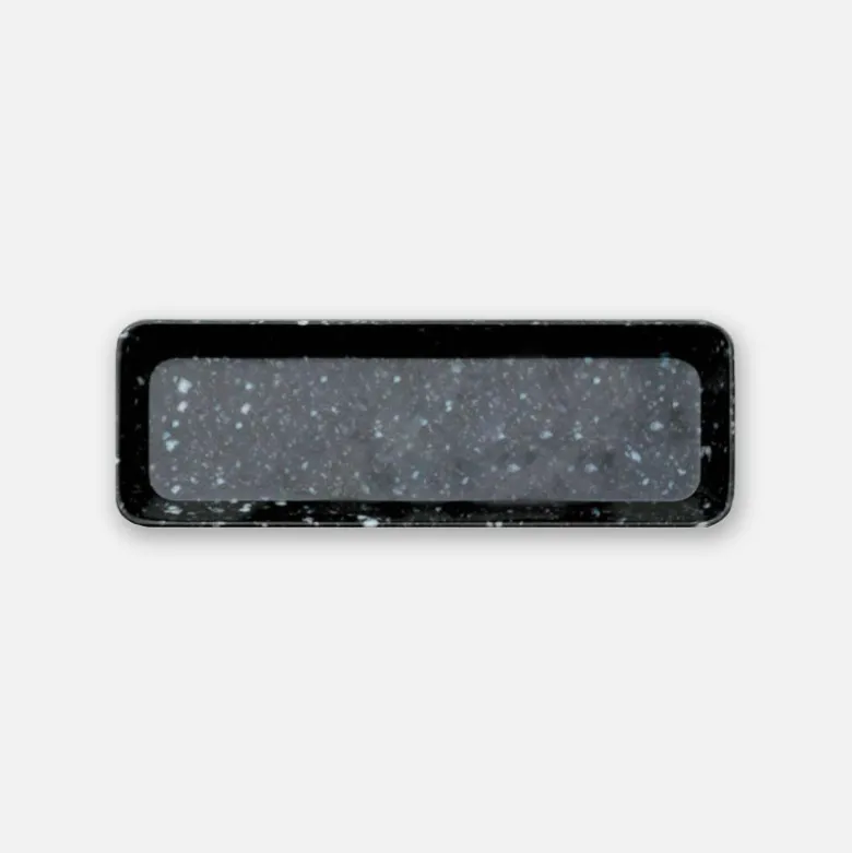 Vide Poche long en mélamine - Noir