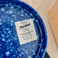 Vide Poche rond en mélamine - Navy